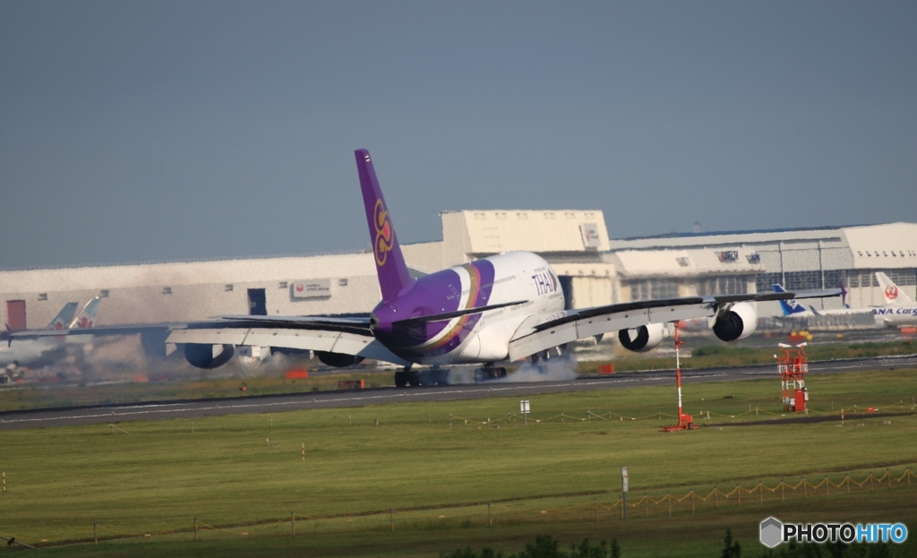 到着　Thai A380-841