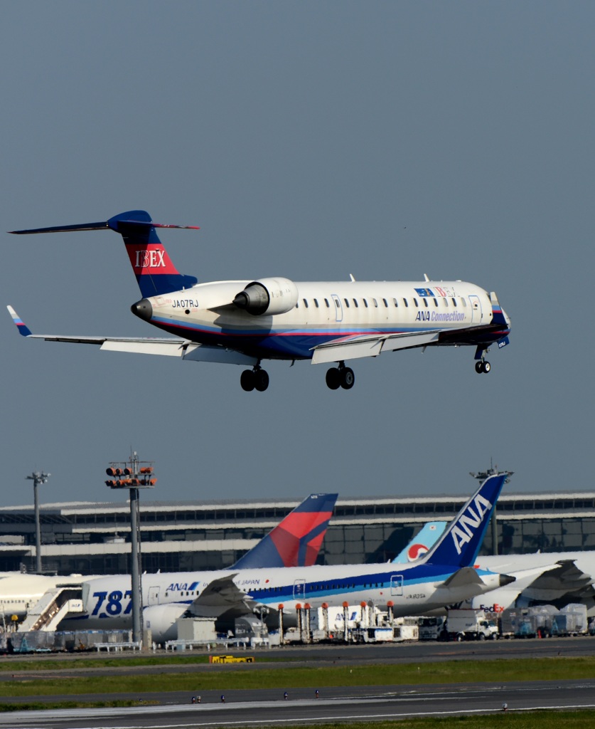 IBEX CRJ-700 到着　