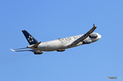 Lufthansa A340-300 D-AIFF 離陸　