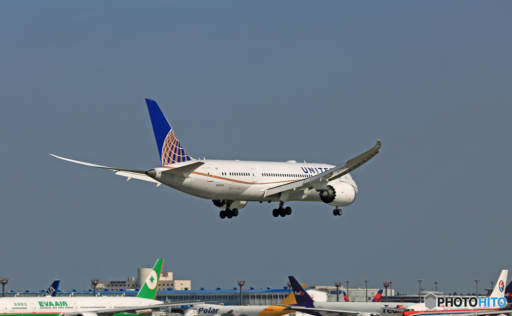 到着 United 787-8 N26906