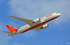 出発  AIR INDIA 787-8 VT-ANX