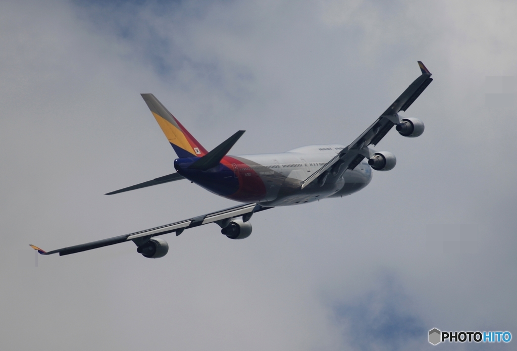 ASIANA ジャンボ機