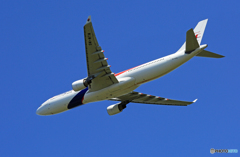 「青い空」 Malaysia A330-323 9M-MTM出発 