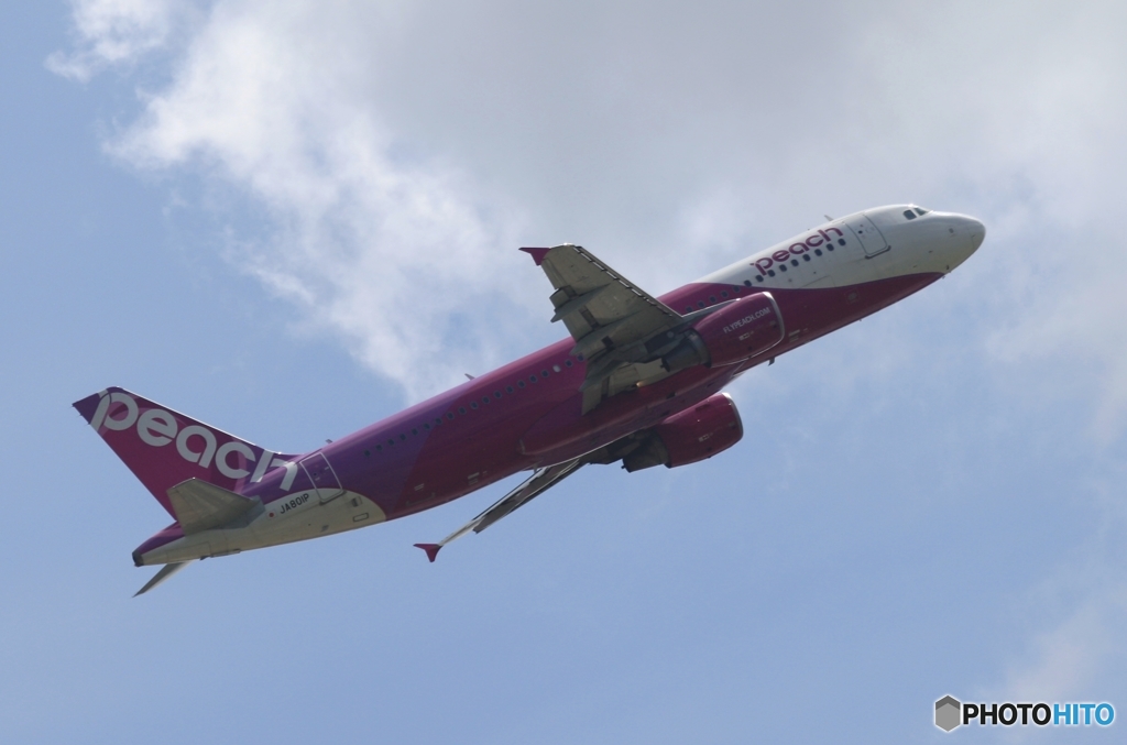 peach A320-200  出発　