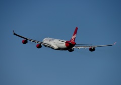 virgin A340-300 飛行