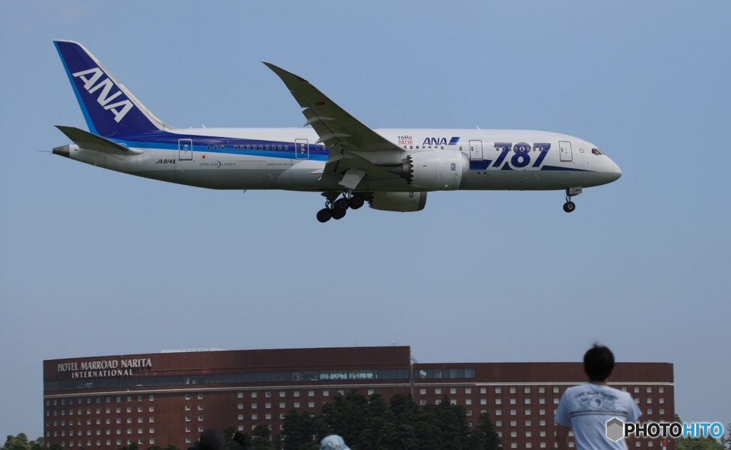 ANA 787-8 到着　