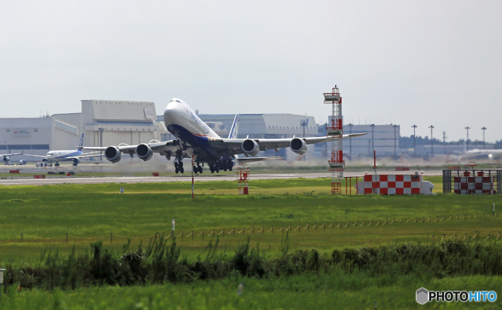 出発NCA 747-8KZF JA16KZ/ジャンボ保存委員会 