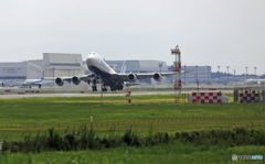 出発NCA 747-8KZF JA16KZ/ジャンボ保存委員会 