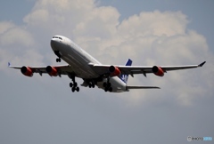 SAS A340-300 出発　