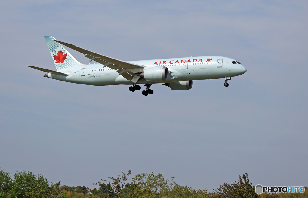 着陸 AIR CANADA 787-8 C-GHPY