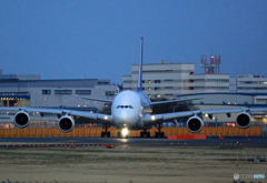 「空色」 Thai A380-841 HS-TUE 出発 「空色」 Thai A380-841 HS-TUE 出発