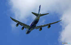 離陸NCA 747-8KZF JA18KZ/ジャンボ保存委員会  