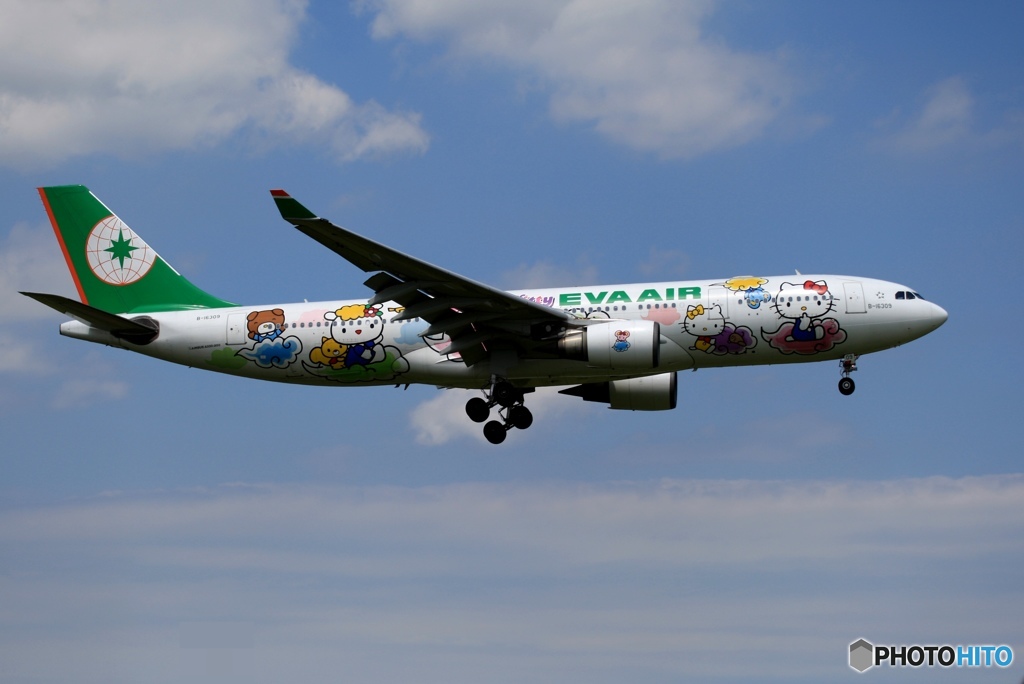 着陸　EVA  A330-203