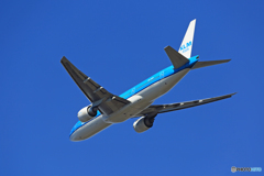 「青い空」が一番 KLM 777-206 PH-BQL