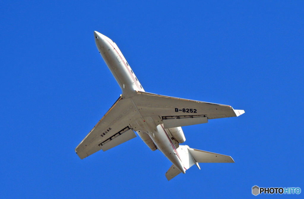 BAA Galustrem G450 B-8252 飛び立ち　