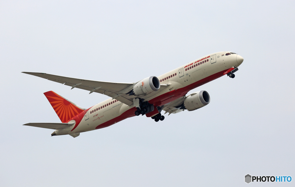 出発 Air India 787-8 VT-ANT 