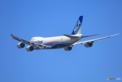 出発NCA 747-8KZF JA14KZジャンボ保存委員会