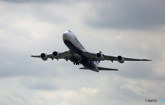 出発NCA 747-8KZF JA14KZ/ジャンボ保存委員会