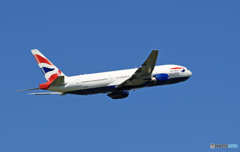 [青い空]　British 777-236 G-YMMK