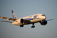 ANA 787-8 着陸