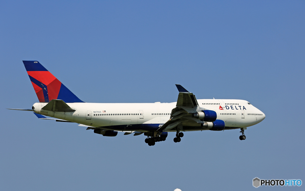 DELTA 747-400 N670US/ジャンボ保存委員会