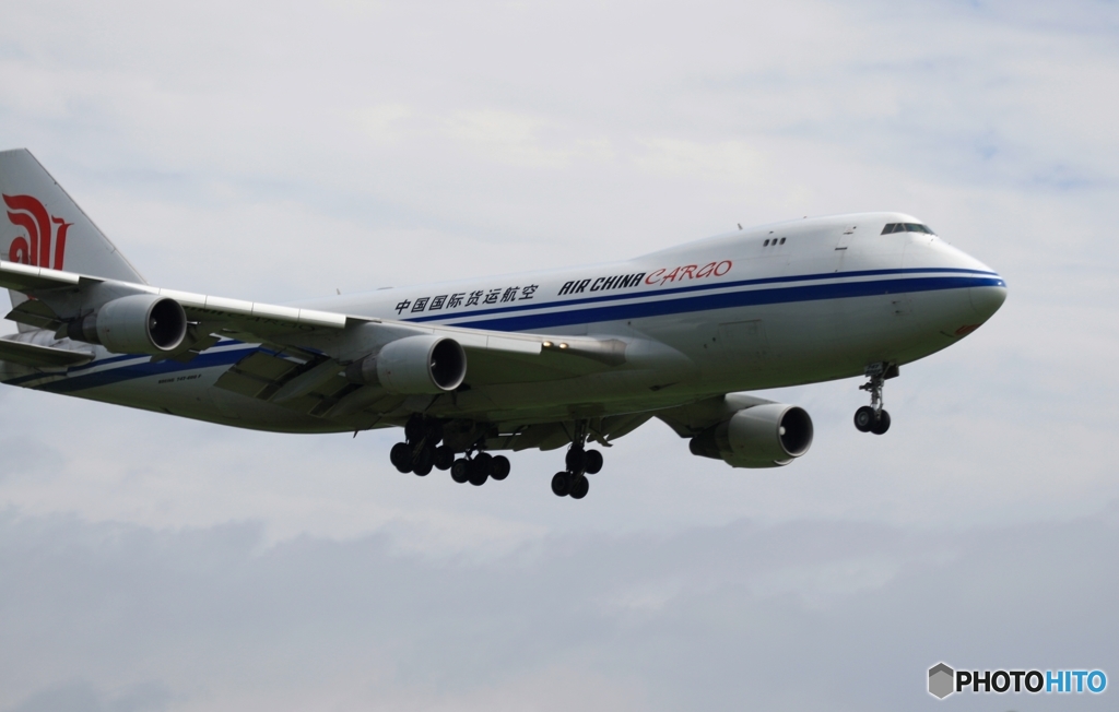 到着　Air China Cargo７４７ジャンボ機