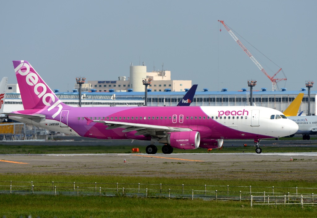 peach A320-214 出発　