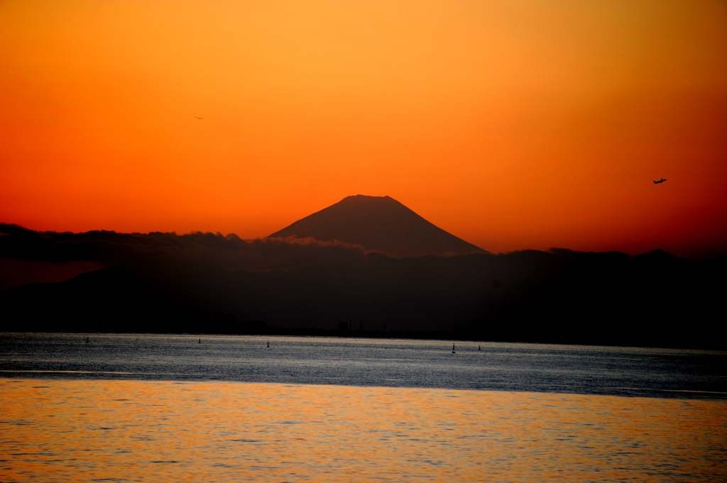 「綺麗な夕焼け」２