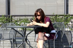 展望デッキで飛行機を撮っていたら、後ろが気になりました？