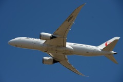 飛び立ち  JAL 787-8