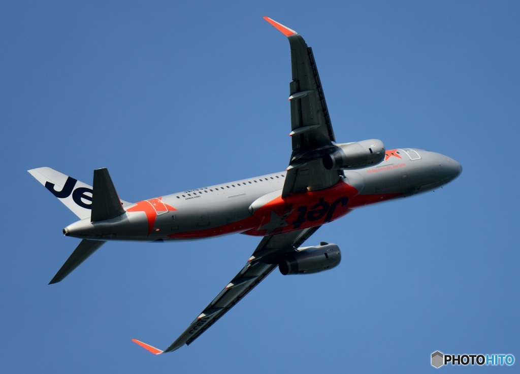 Jetstar A320-232 飛び立ち　