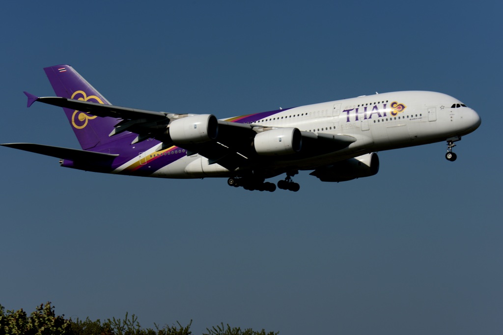 到着　THAI A380-841
