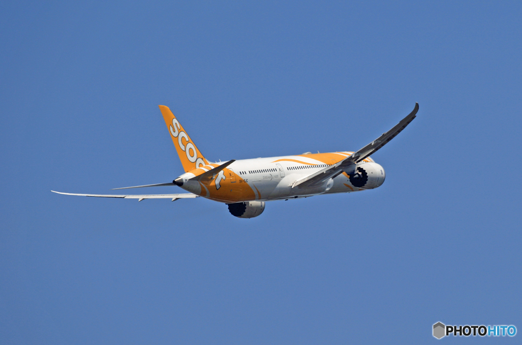離陸 scoot 787-9 9V-OJC