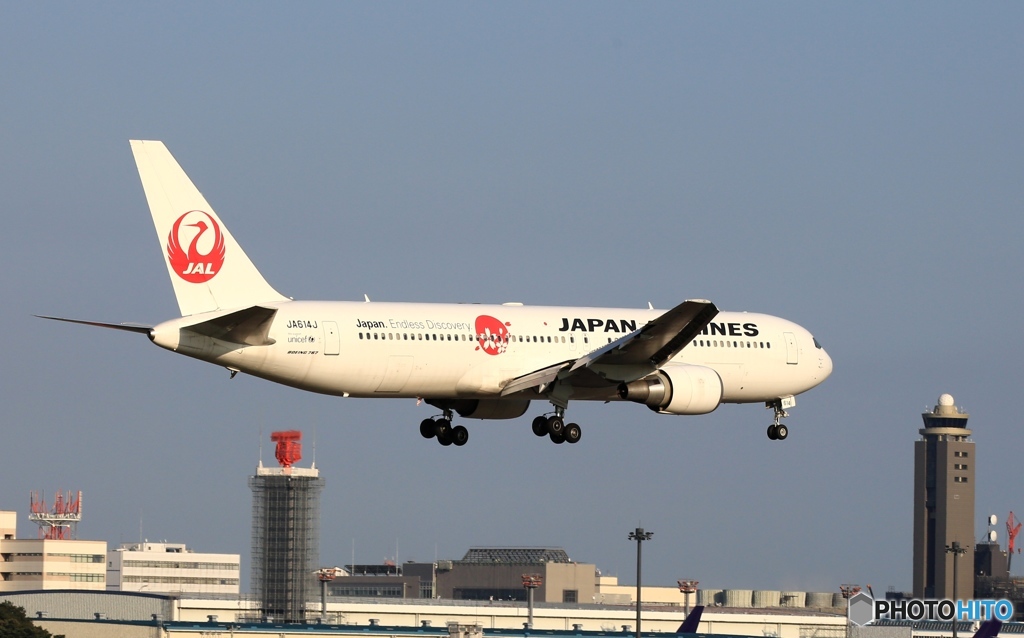 JAL 767-346 到着　