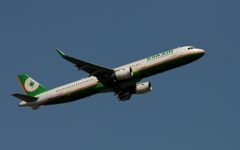 離陸（123）EVA A321 