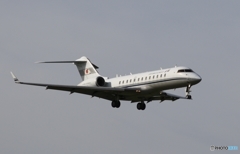 ☮国交省航空局 飛行検査機BD-700 Global Express