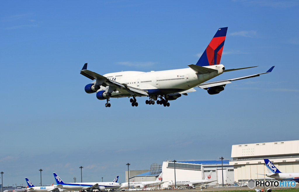 青空DELTA 747-400 N665US/ジャンボ保存委員会  