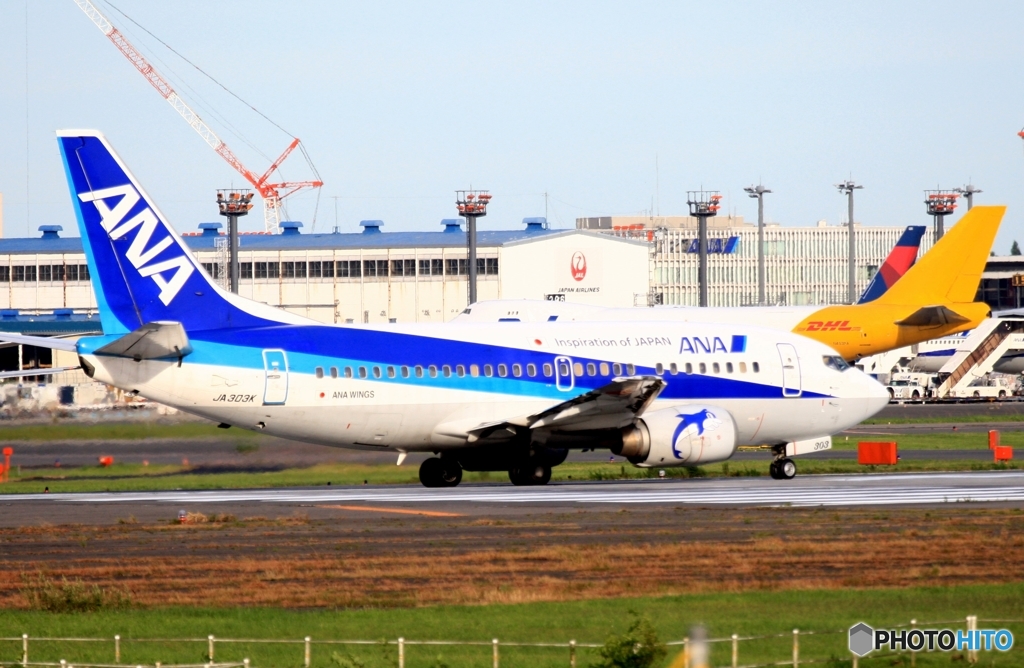 離陸  ANA 737-54K