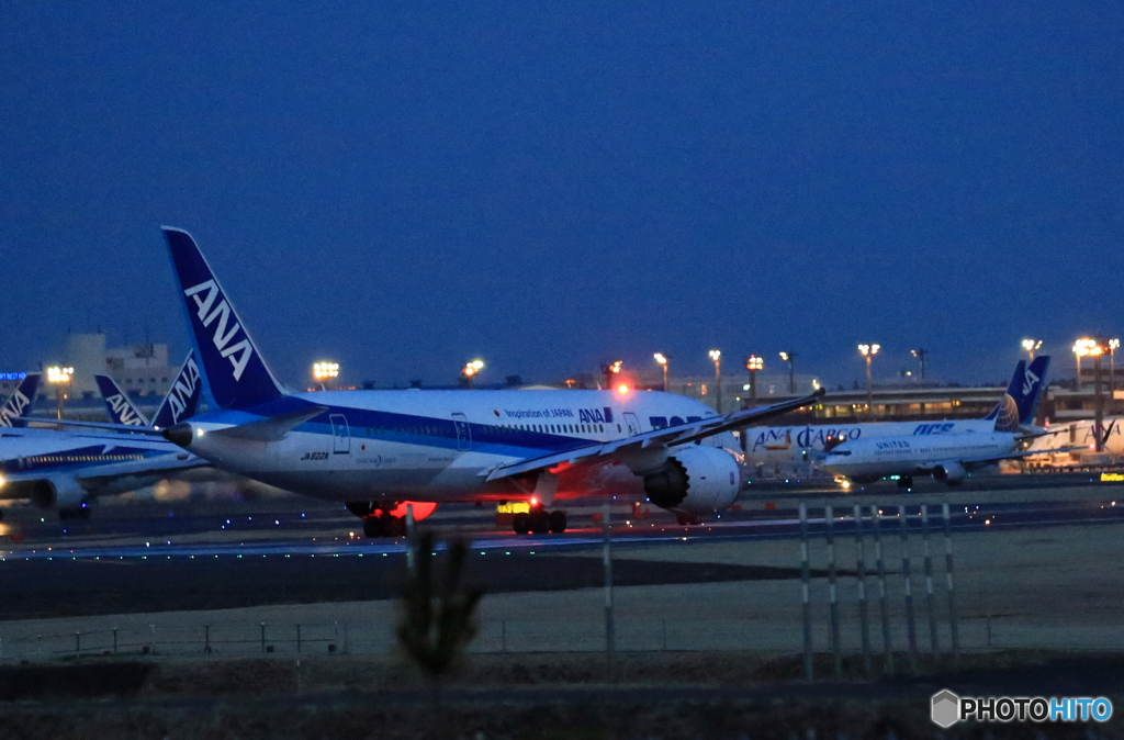「青空」 ANA 787-8 JA822A Takeoff 
