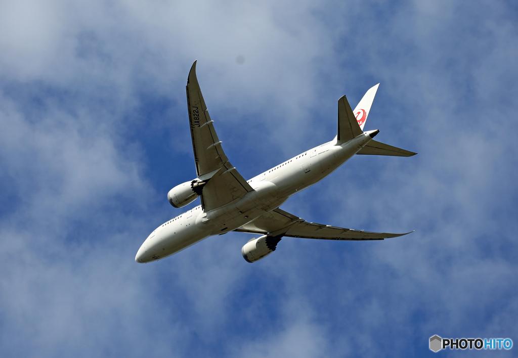 「そらー」 JAL 787-8 JA822J 出発