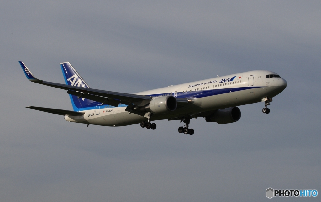 ANA 767-381 着陸　