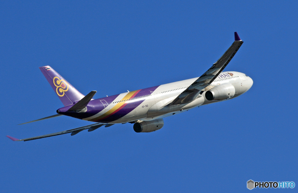 Thai A330-343 HS-TBD 出発　