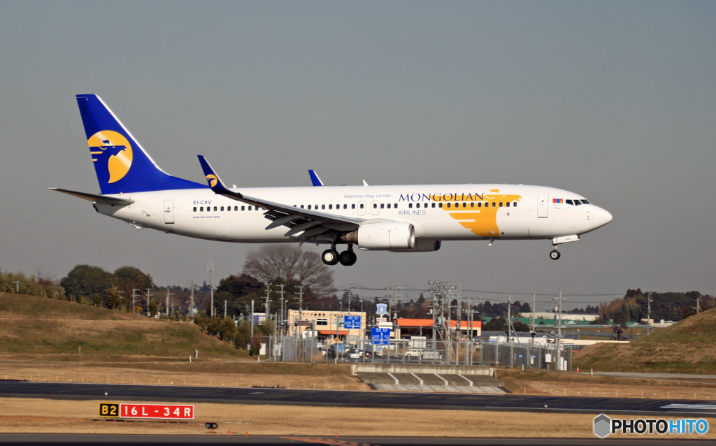 Mongolian 737-800 EI-CXV