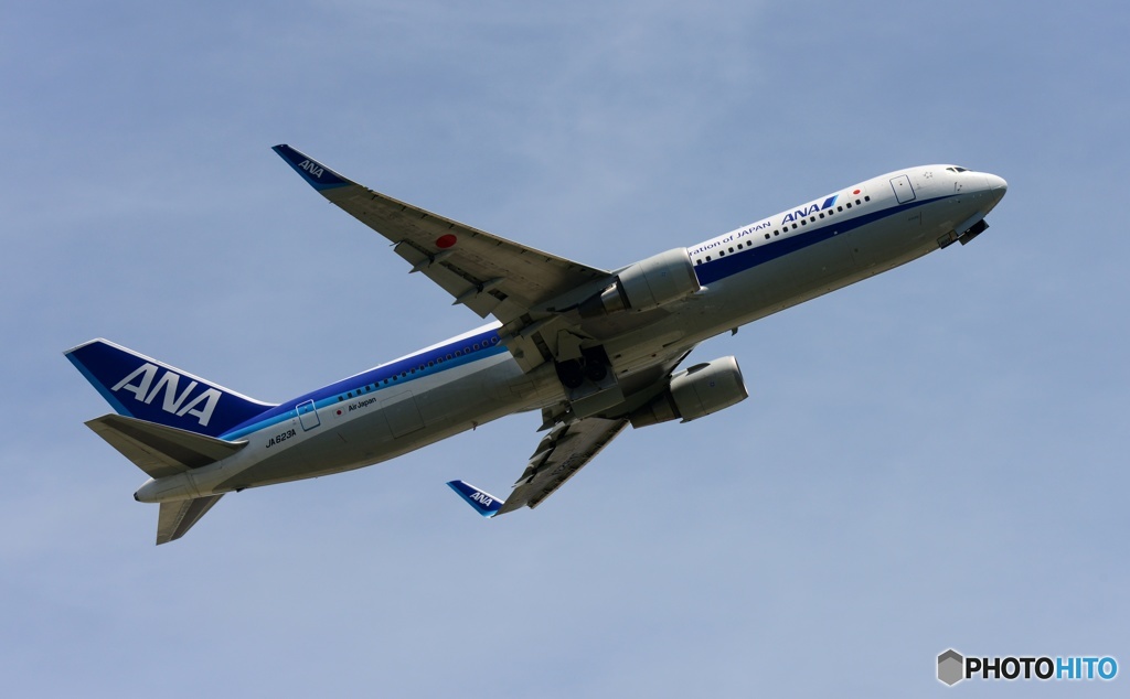 ANA 767-381 離陸