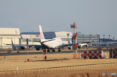 離陸 CHINA 747-400 ジャンボ保存委員会