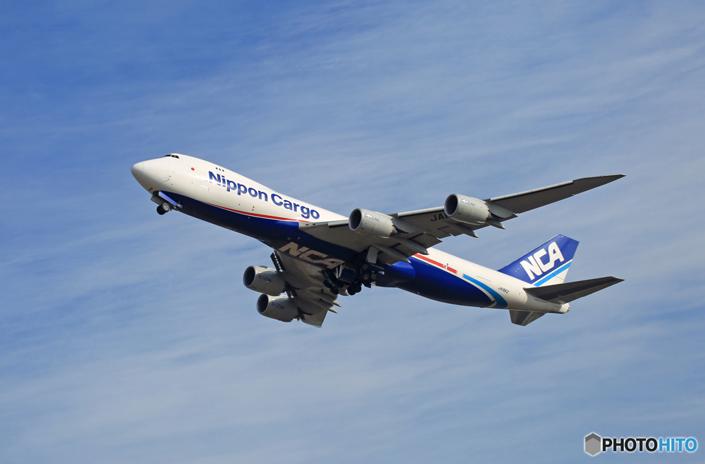 離陸  NCA 747-8KZF JA18KZジャンボ保存委員会  