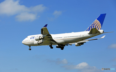 「青空」United 747-400 N179UA/ジャンボ保存委員会 