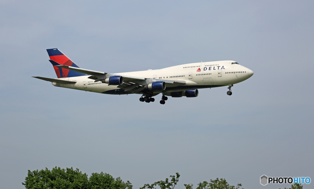 Delta 747-400 N665US