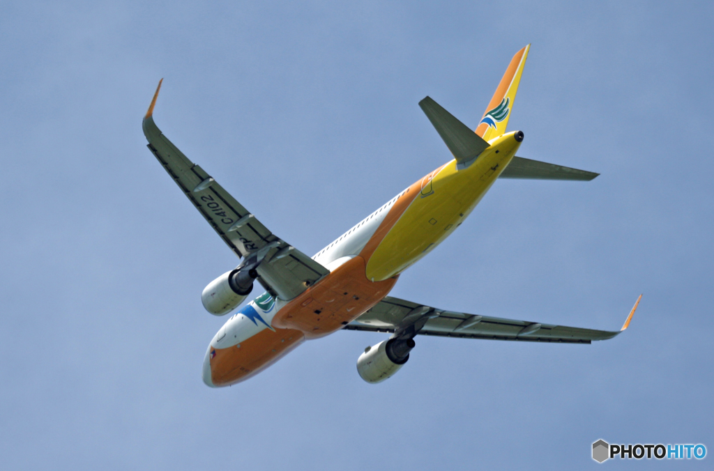 CEBU A320-214 RP-C4102 離陸 