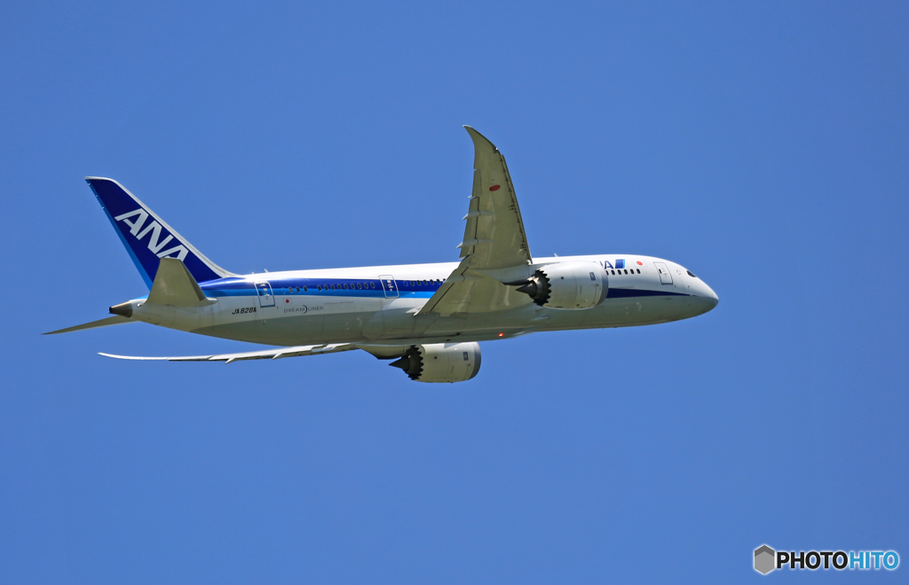 出発 ANA 787-8 JA828A